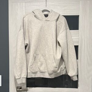 Abercrombie & Fitch Light Gray Hoodie Sweater